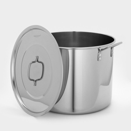 Boiler "General", 35 l, d = 40 cm, h = 32 cm, metal cover, riveted handles-1
