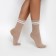 Women's socks, cappuccino color, size 23-25 ​​(36-38)
