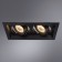 Pointed-built lamp Arte Lamp Canis A6661PL-2BK, GU10, 2x50 W, 13x23x4.5 cm, black