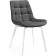 SHELS on a metal frame Chelsea Metal/velor, white/gray 50x60x80 cm