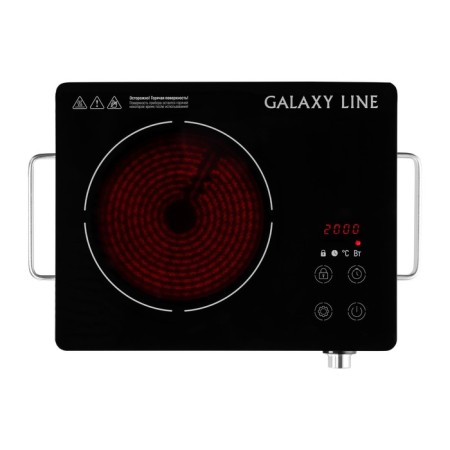 Induction tile Galaxy Line GL 3033, 2000 watts, 1 burner, timer, black-2