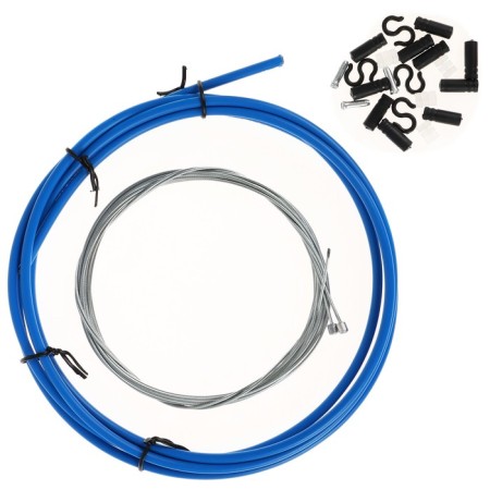 Braid and switch cables, blue color-1