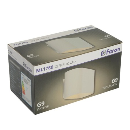 Feron ML1780, IP20, G9, 15 W, 160x75x80 mm lamp, white color-11