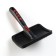 Pudder without drops maxi, rubberized pen, 12 x 18 cm, black-red