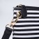 Bag Cross-Bodi with a zipper, black color