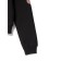 Female sweatshirt CONTE ELEGANT, XXS size, Black-Dusty Rose color