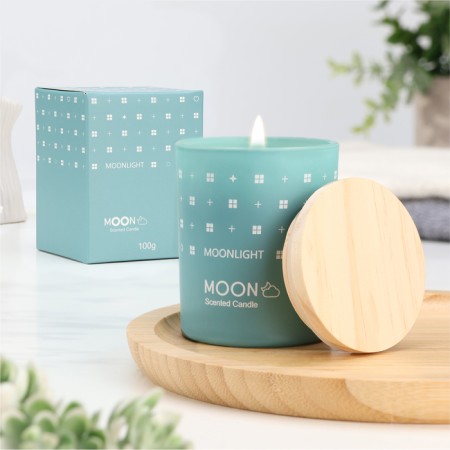 Aromatic candle in a glass "Moon", aristocracy, small