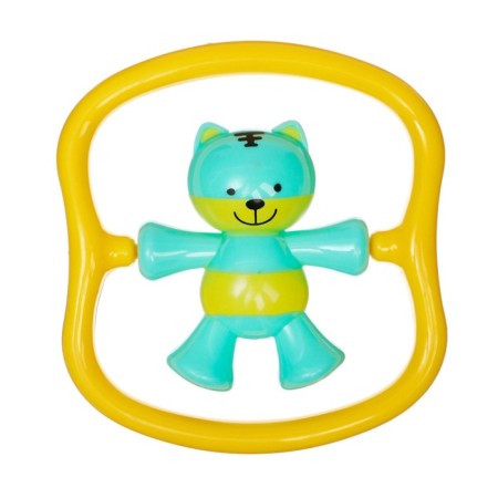 Rattle "cat", color mix, crush me