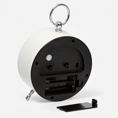 Alarm clock "Snow", with backlight, D-11 cm, battery 2 aa-2