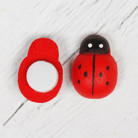 The stickers "God's cows", red, set of 40 pcs., Size 1 pc: 1 × 1.2 cm-2
