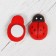 The stickers "God's cows", red, set of 40 pcs., Size 1 pc: 1 × 1.2 cm