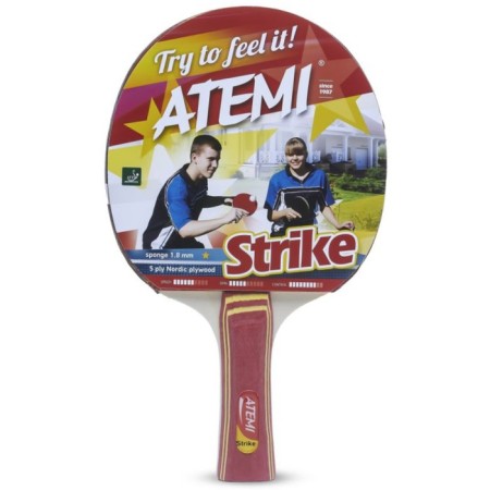 ATEMI Strike table tennis set: 2 rackets, cover, 3 goals-1