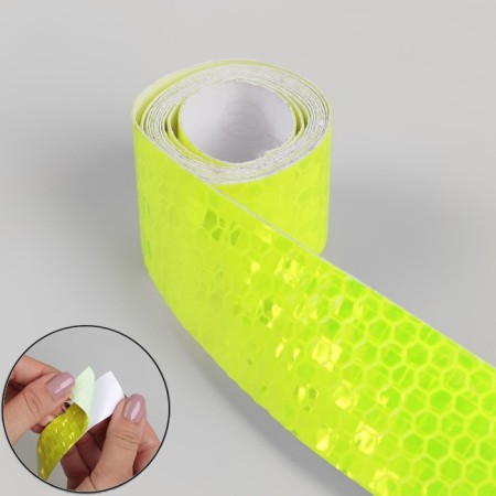 Reflective tape-tape, 2.5 cm, 1 ± 0.1 m, yellow color-1