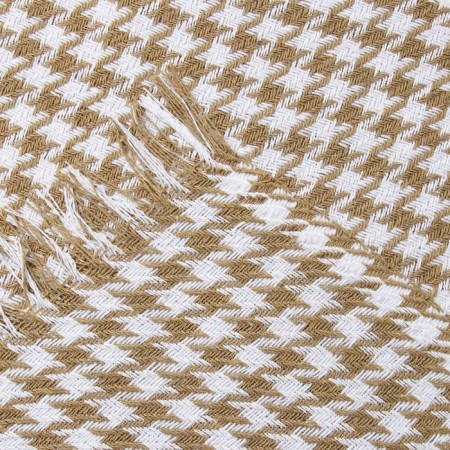 Roman plaid 140x200cm, mustard, 80% HL, 20% PE, 320 g/m-6