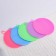 Washing brush with a suspension, silicone, d = 9.5 cm, color mix