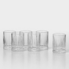 Set of glass glasses Elysia, 110 ml, 6 pcs