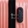 Small suitcase 20 ", lightning department, code castle, pink color