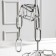 Stand for a bottle of the share "Chain", 18 × 12 × 20 cm, color chromium