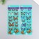 Plastic sticker 3D "Butterflies" mix 15x27 cm