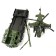 Military tractor "Shield", with a helicopter