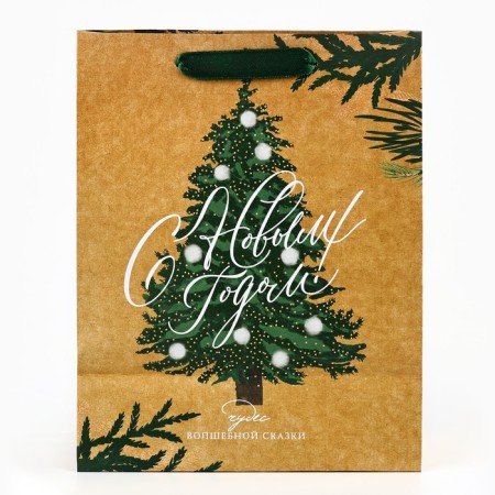 Craft vertical package "Winter", MS 18 x 23 x 10 cm, New Year-4