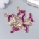 Decor for creativity Metal, enamel "Tail of the Mermaid" purple 1.6x1.3 cm