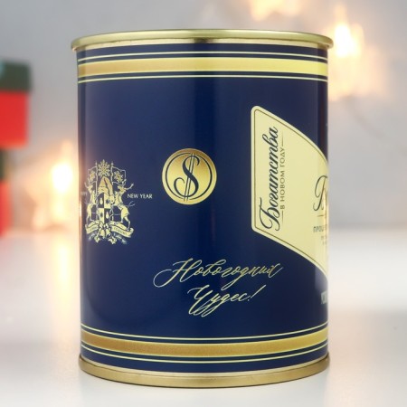 Копилка-подарок металл "Богатства"-3