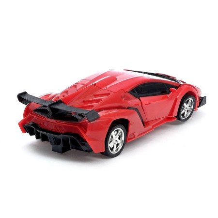 Robot radio -controlled Lambo, transforms from the remote control, scale 1:18, red color-6