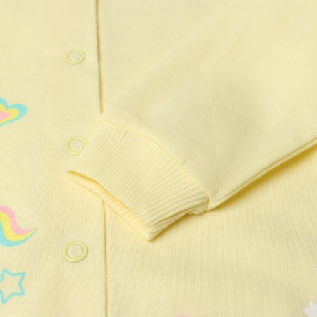 Overalls for girls, yellow color, height 80 cm-2