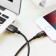 Hoco X14, Lightning cable - USB, 2 A, 2 m, fast charging, nylon braid, black