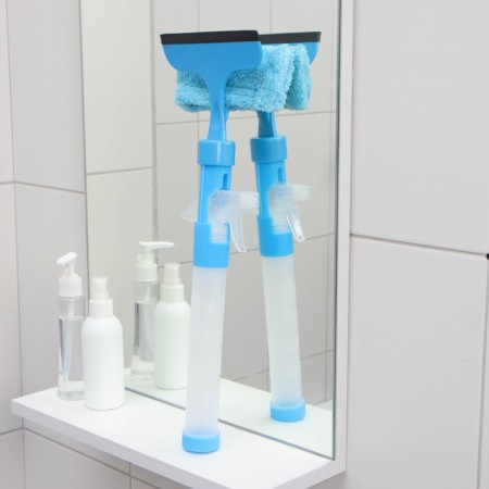 Workshop with a spray and a water supply of the share, a microfiber nozzle, 42 × 14 × 5 cm, blue color-6