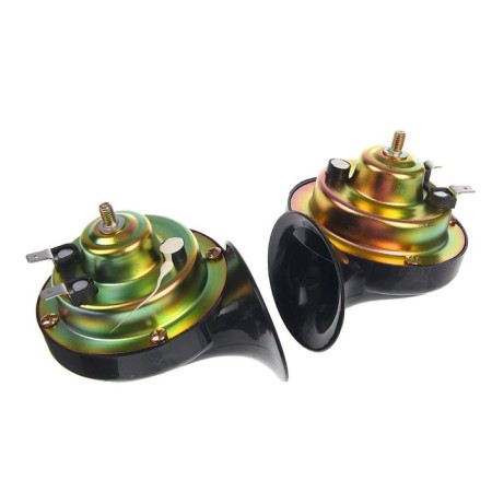 Car signal AVS Electric 2002, 12 V, 410/510 Hz, 115 dB, d = 90 mm, set 2 pcs.