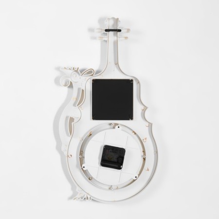 Watch walls, series: photo frames, "guitar", discrete move, 34 x 47 cm, dial 14 cm-2