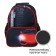 School backpack, 37 x 26 x 13 cm, ergonomic back, calligrata orth "machine"