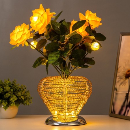 Night Rose 9XLED 4000K Orange 20x20x49cm Risalux-1