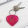 Kezzle keychain to the leatherette "I love", 8.5 x 6 cm