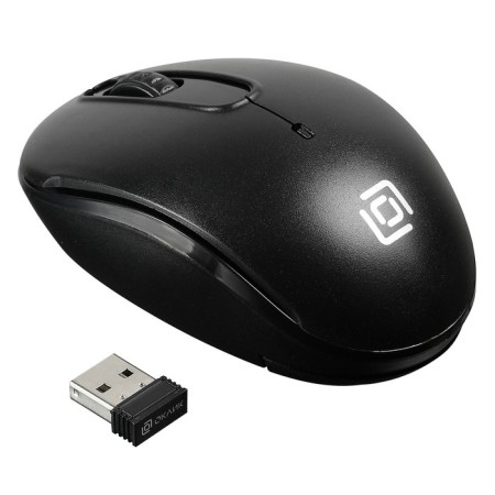 Mouse call 505MW black optical (1000DPI) wireless USB for laptop (3but)-4