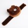 Lightning purse, brown color