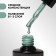 Gel nail polish, Chrome, shimmer, 3 phase, 8ml, led/uv, green color (023)