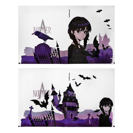 Set of covers PP 12 pcs, 212 x 347 mm, 80 μm, Erichkrause "Another One", for notebooks and diaries, fixed, durable seams, mix-3