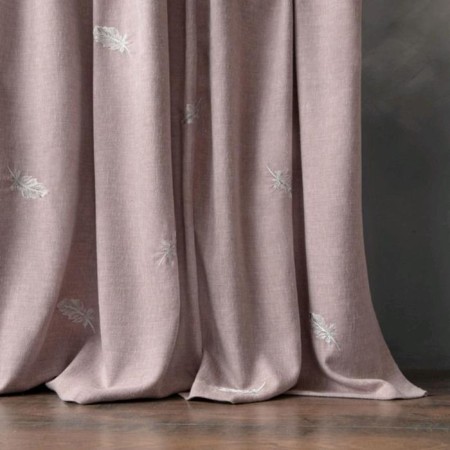 Set of curtains "Mika", size 145 x 270 cm - 2 pcs, pink-1
