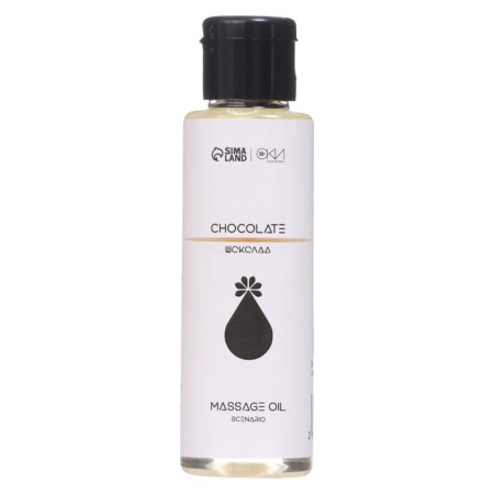 Massage oil oki-hoods with chocolate aroma, 50 ml
