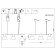 Suspended EVOLUCE lamp. Sle125103-03. Modica. 3x40 watts, E14, 23 cm, white color
