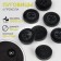 Buttons 4 punctures, d = 10 mm, the color is black, price per 1 piece