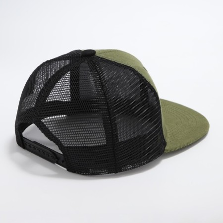 Men's cap with a straight visor Overhat, the color is green, mesh, pr 56-3