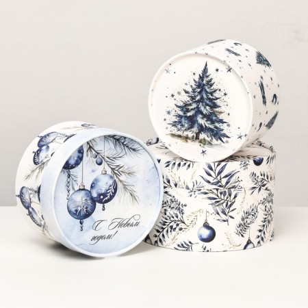 Set of boxes 3 in 1 "Balls", 16 x 10, 14 x 9, 13 x 8.5 cm-3