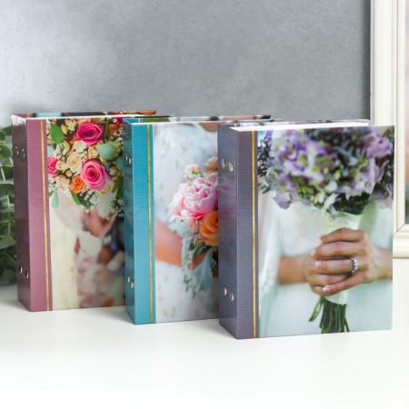 Photo album for 100 photos "Bouquet-3" 10x15 cm mix