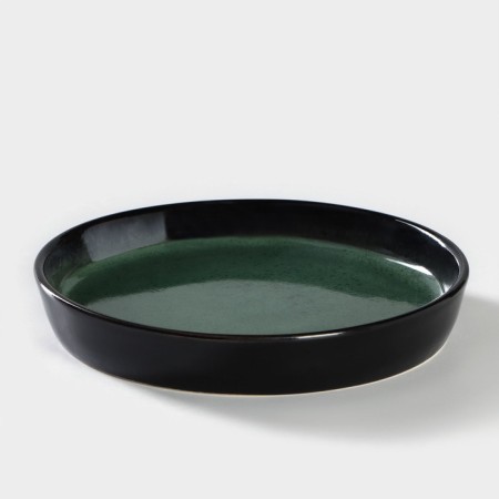 Porcelain dish Verde Notte, D = 17.5 cm