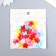 Buttons plastic for creativity on the leg "Color stars" set 40 pcs 1.5x1.5 cm