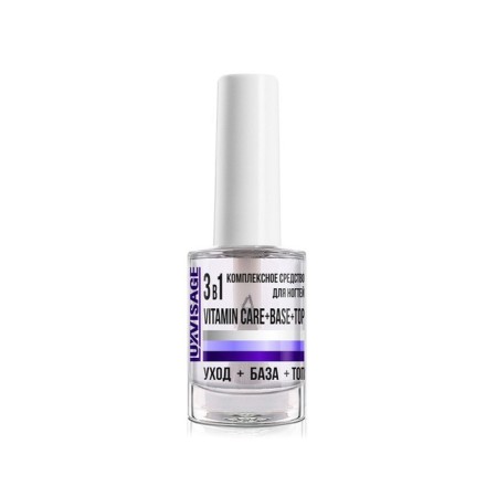 Complex 3 in 1 care, base, top Luxvisage Vitamin Care+Base+Top, 9g